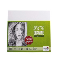 Brustro A4 200GSM Drawing Paper pkt of 20 + 4 Shts Free